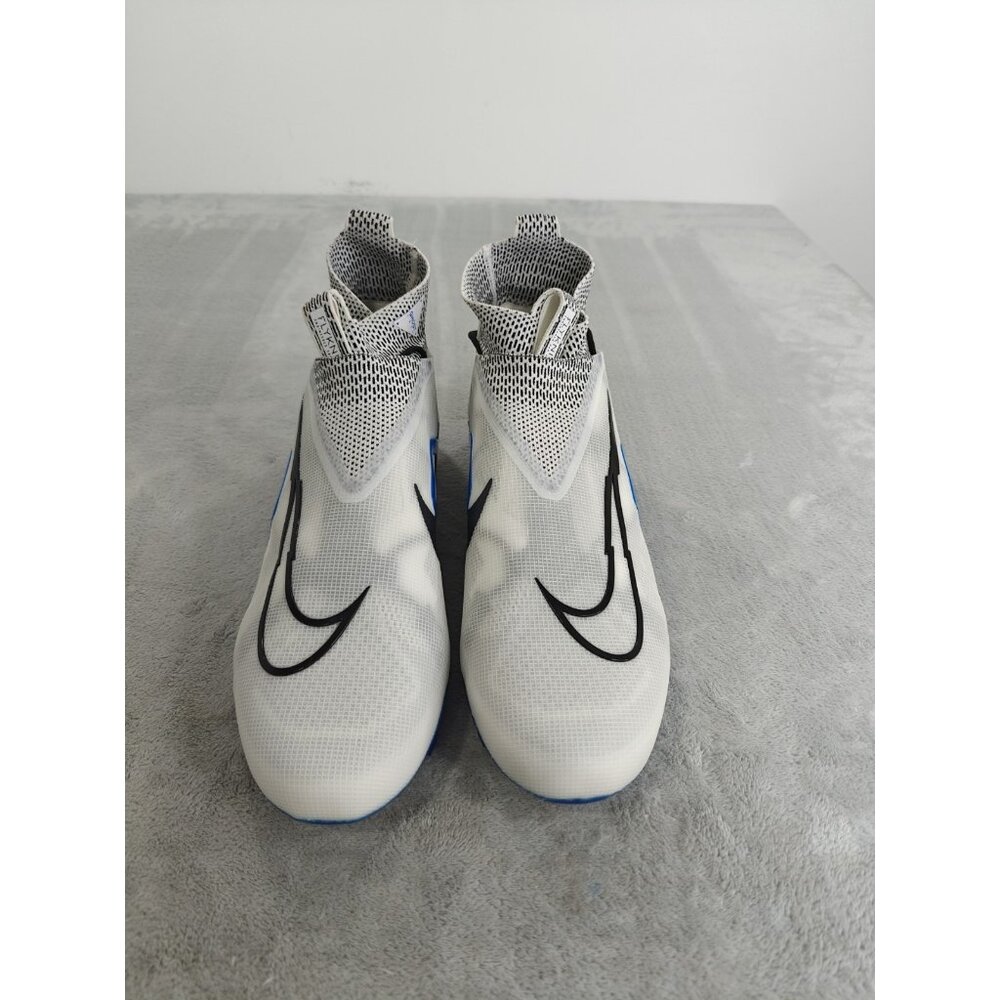 Nike Alpha Menace Elite 3 Football Cleats White Game Royal CT6648-101 Men's 16